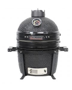  Keij Kamado Pro Compact barbecue - 15 inch - zwart