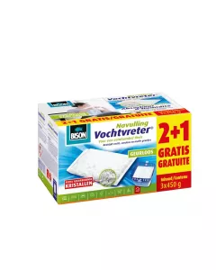 Bison Vochtvreter® navul bag - 2 x 450 gram + 1 gratis 450 gram navulling - 6313575