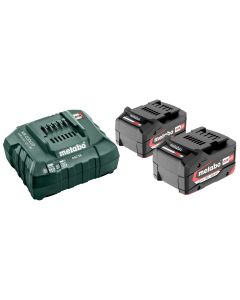 Metabo Basisset 2x 18V, 4.0 Ah accu + ASC 55 snellader - 685050000