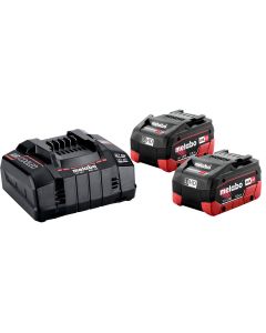 Metabo Basisset 2x LIHD 18V, 5.5 Ah accu + ASC 145 snellader - 685122000