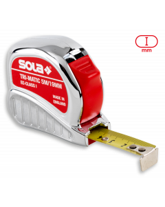 Sola TRI-MATIC TM 3 Rolbandmaat - 3 meter x 13 mm - stalen band - 50023201