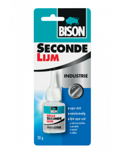 Bison Secondelijm industrie - 20 gram - flacon - 1490154