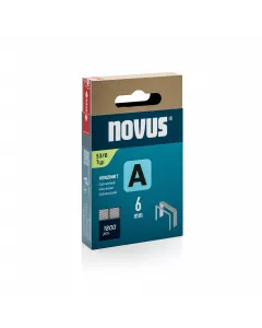 Novus Fijne draadnieten - A type 53 - 6 mm - 1800 stuks - 042-0773