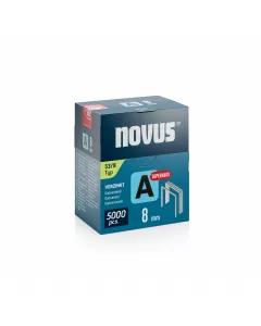 Novus Fijne draadnieten Superhard - A type 53 - 8 mm - 5000 stuks - 042-0762