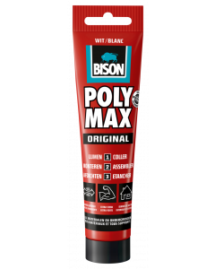 Bison POLY MAX® Original montagekit - wit - 165 gram - tube - 6300466