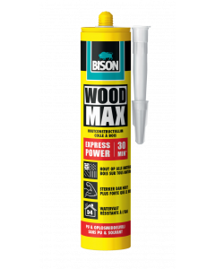 Bison Wood Max Express Power Houtconstructielijm D4 - 380 gram - koker - 6314516