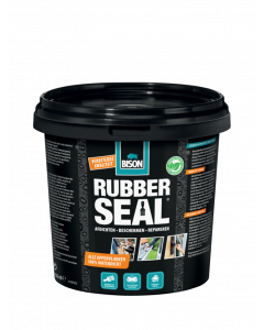 Bison Rubber Seal reparatie pasta - zwart - 750 ml - pot - 6310093