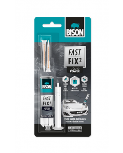 Bison FAST FIX² Liquid Power 2-componenten reparatielijm - transparant - 10 gram - 7000668