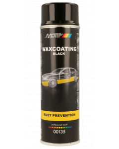 Motip Anti roest waxcoating spray - zwart - 500 ml - 00135