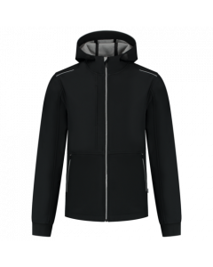 Tricorp 402705 Softshell Capuchon jas accent - Black-Grey