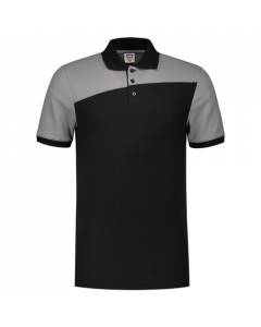 Tricorp 202006 Poloshirt Bicolor Naden - Black-Grey