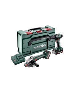 Metabo COMBO set accu machines SB 18 + W 18 L 9-125 - 18V - metabox 165 L - 685205500