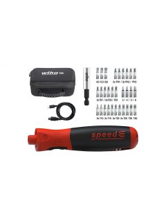 Wiha 592 speedE® PocketDrive E-schroevendraaier met bitbox - in etui - 45791