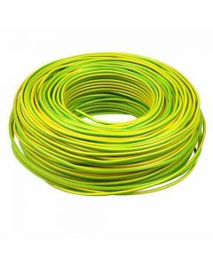 Donne VD draad 2.5 mm² aarde - groen/geel ECA - 100 meter