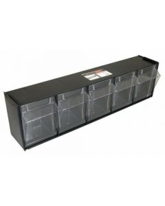 Stockbox wandsysteem met 5 kantelbare bakjes - 61562