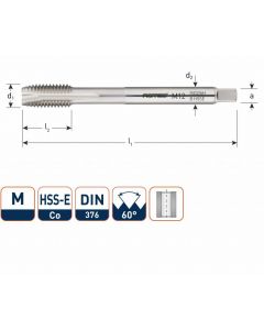 Rotec HSS-E OPTI machinetap metrisch doorlopend M12 - M20