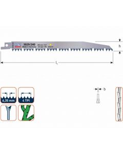 Wilpu Reciprozaagblad 3029/240 mm - 515.0181