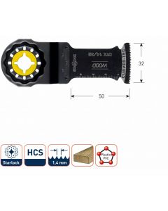 Rotec Invalzaagblad OTK 14/32 - starlock - hout