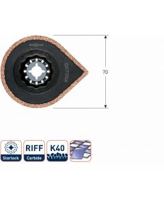 Rotec Tegellijmverwijderaar OX 70K4 - starlock - 519.0250