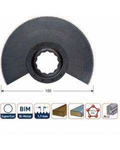 Rotec Segmentzaagblad SOS 17/100bi - supercut BIM - hout/metaal - 519.1110