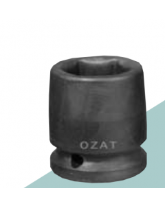 Ozat Krachtdop 1/2" kort - 6-kant