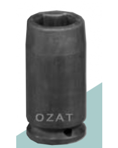 Ozat Krachtdop 1/2" lang - 6-kant