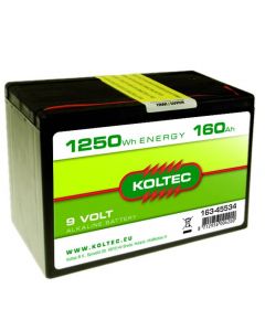 Koltec Batterij 9 Volt - 160Ah - 163-45534