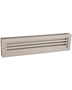 Nedco Deurventilatierooster 470x121 mm - aluminium geanodiseerd - 640.001.17