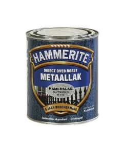 Hammerite Metaallak hamerslag H115 zilver grijs 750ML