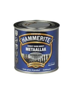 Hammerite Metaallak hoogglans S015 zilver grijs 250ML