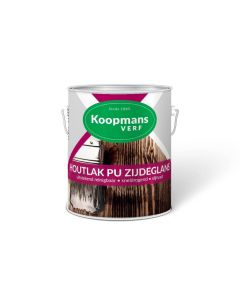 Koopmans Houtlak PU Eiglans 216 Ebbenzwart 250ML/ 750ML