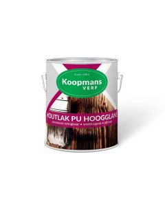 Koopmans Houtlak PU Hoogglans blank 250ML/ 750ML/ 2,5 Liter