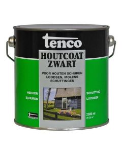 Tenco Houtcoat zwart - 2,5 Liter