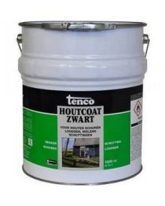 Tenco Houtcoat zwart - 10 Liter