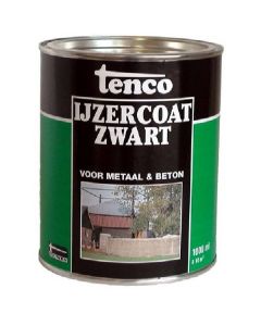 Tenco Ijzercoat zwart - 1 Liter (teervrij)