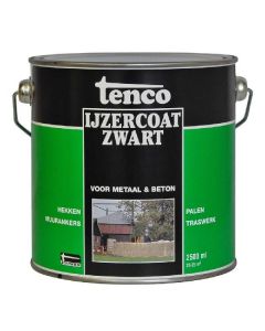 Tenco Ijzercoat zwart - 2,5 Liter (teervrij)