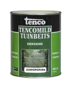 Tenco Tencomild tuinbeits - donkergroen dekkend - 1 Liter