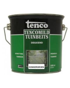 Tenco Tencomild tuinbeits - donkergroen dekkend - 2,5 Liter