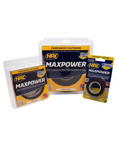 HPX Max Power Outdoor dubbelzijdige bevestigingstape zwart