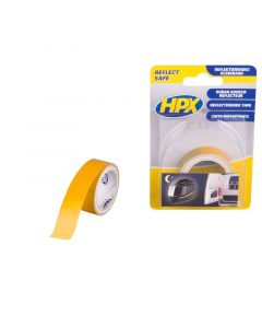 HPX Reflecterende tape geel 19mm x1,5 meter ZC11