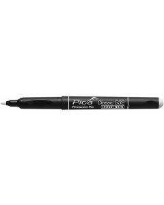 Pica Permanent marker 532/52 1-2 mm ronde punt wit