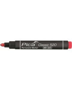 Pica Permanent marker 520/40 1-4 mm ronde punt rood