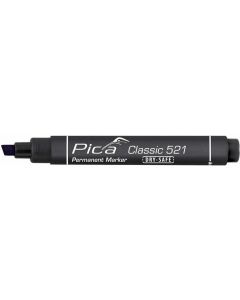 Pica Permanent marker 521/46 2-6 mm beitel zwart