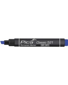 Pica 521/41 Permanent marker met beitelpunt - 2-6 mm - blauw