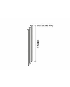 Dutack brad SKN16/32 mm 20° verzinkt 2000 stuks - 5138050