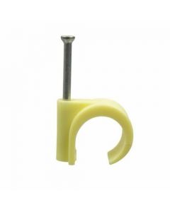 Tack Universele spijkerclip - 16-19 mm - creme - 100 stuks - 37283