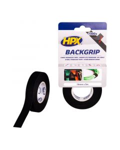 HPX Backgrip - kabelbinderband - 16 mm x 5 m zwart - BG1605