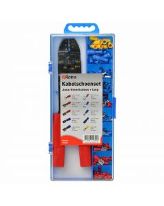 Ratio Kabelschoenset - tang met diverse kabelschoenen - 0,5 - 6 mm² - 59392