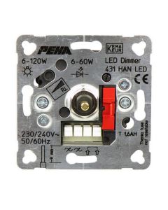 Peha Dimmer LED - 6 - 60W - inbouw - D431 HAN LED O.A.