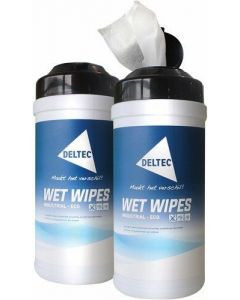 Deltec Wet Wipes tube - poetsdoekjes - 100 stuks